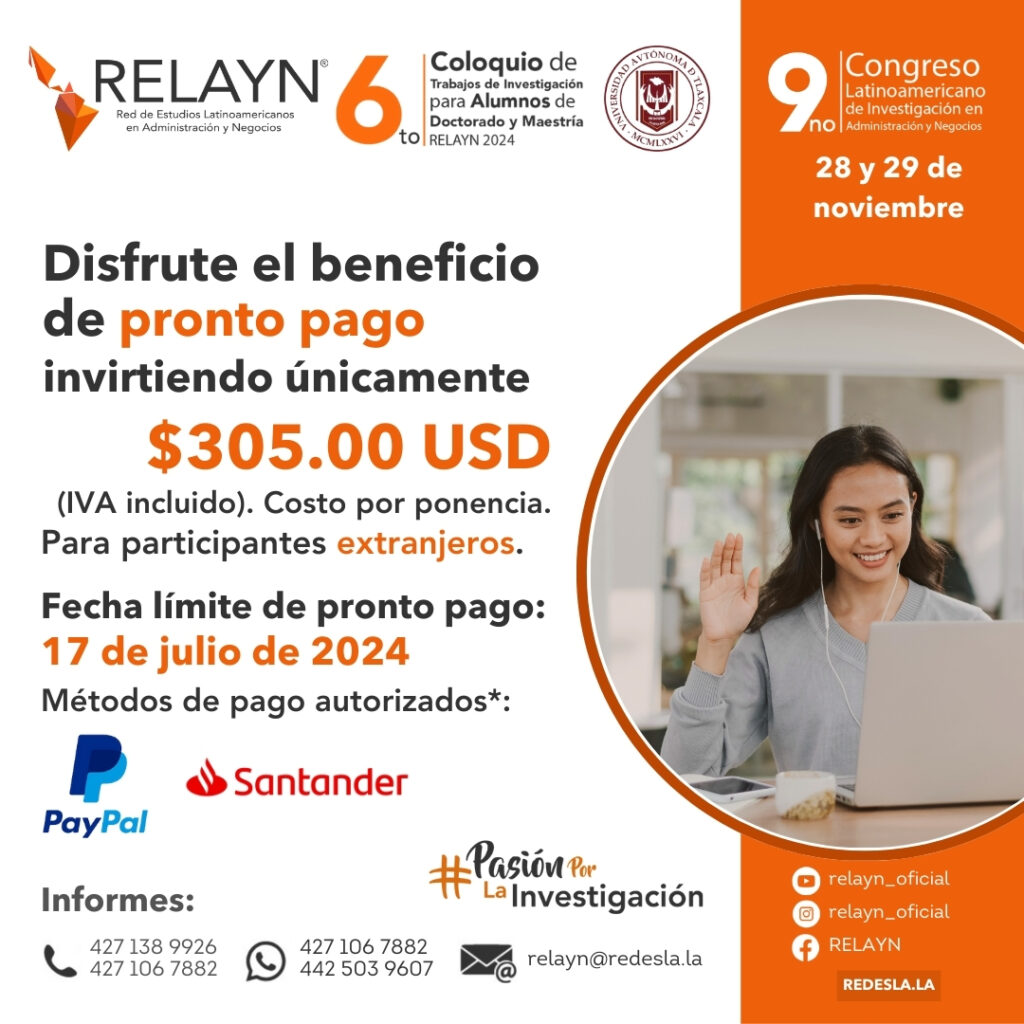 RELAYN 20. Beneficios pronto pago extranjeros.relayn.redesla.la