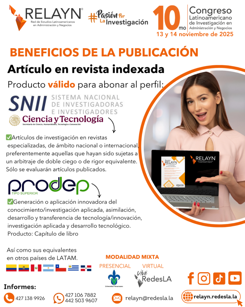 10. BENEFICIOS ARTÍCULO EN REVISTA CONGRESO RELAYN 2025 relayn.redesla.la