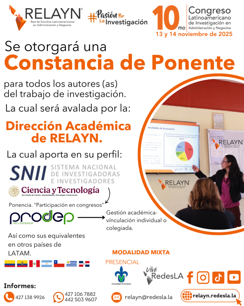 13. CONSTANCIA DE PONENTE CONGRESO RELAYN 2025 relayn.redesla.la