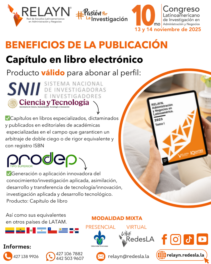 9. BENEFICIOS CAPÍTULO LIBRO CONGRESO RELAYN 2025 relayn.redesla.la