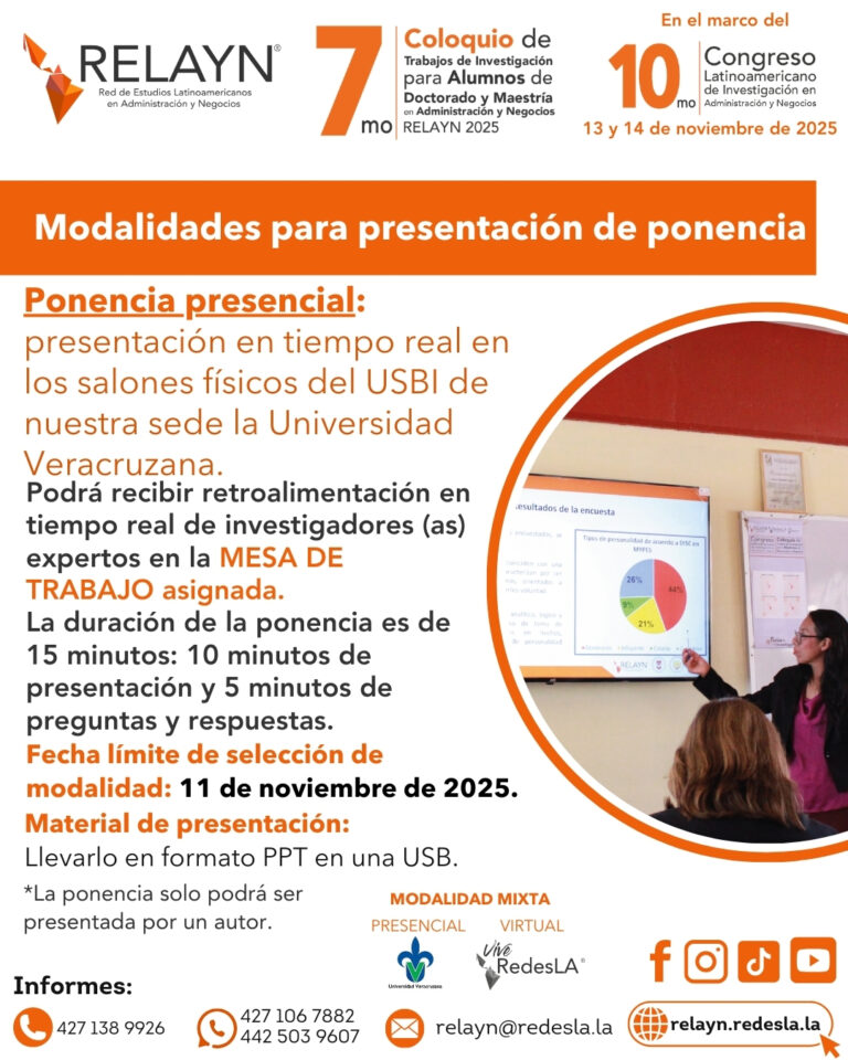 PONENCIA PRESENCIAL - 7MO COLOQUIO RELAYN 2025 relayn.redesla.la