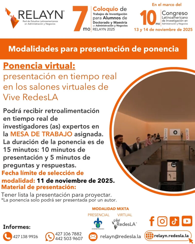 PONENCIA VIRTUAL - 7MO COLOQUIO RELAYN 2025 relayn.redesla.la