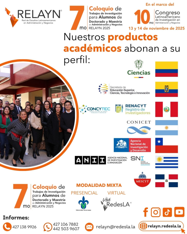 PRODUCTOS ACADÉMICOS EXTRANJEROS - 7MO COLOQUIO RELAYN 2025 relayn.redesla.la